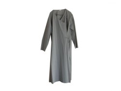 画像1: HAU　one piece "china robe" ライトグレー