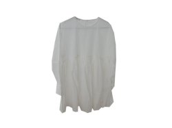 画像1: HAU tunic blouse"smock” ホワイト