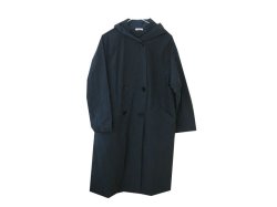 画像1: HAU　coat "canvas" / ネイビー