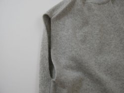 画像2: HAU ”lap” knit vest / ミディアムグレー