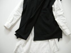 画像2: HAU ”lap” knit vest 2 / ブラック