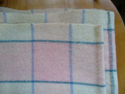 画像3: antique blanket　ブロックピンク