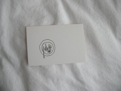 画像1: mitsou　ポストカード　いちじく　活版