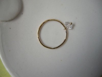 画像1: lull herkimer diamond ring