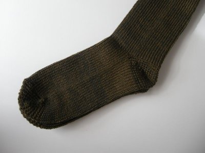 画像2: HAU socks "twist" カーキ