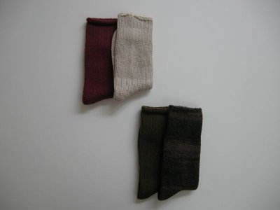 画像3: HAU socks "twist" クランベリー