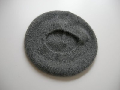 画像3: HAU knit beret "park"  ミディアムグレー