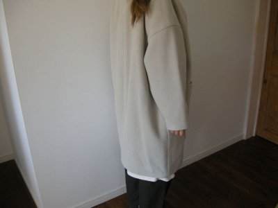 画像2: HAU coat"melton" ミディアムグレー