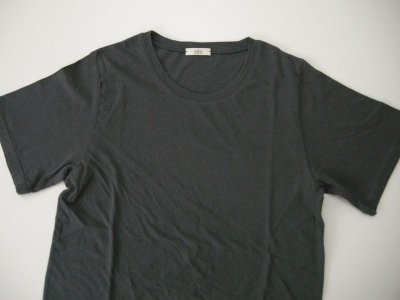 画像1: HAU over t-shirts”cotton linen” チャコールグレー