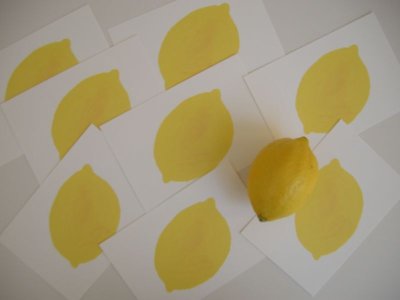 画像1: mitsou　ポストカード　レモン