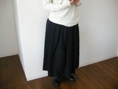 画像1: HAU　skirt "idylic" ネイビー