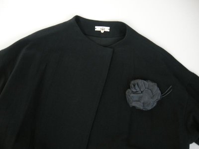 画像1: HAU　formal jacket "calme" ブラック