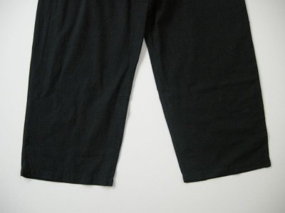 画像3: HAU　easy pants "khadi cotton" / ブラック